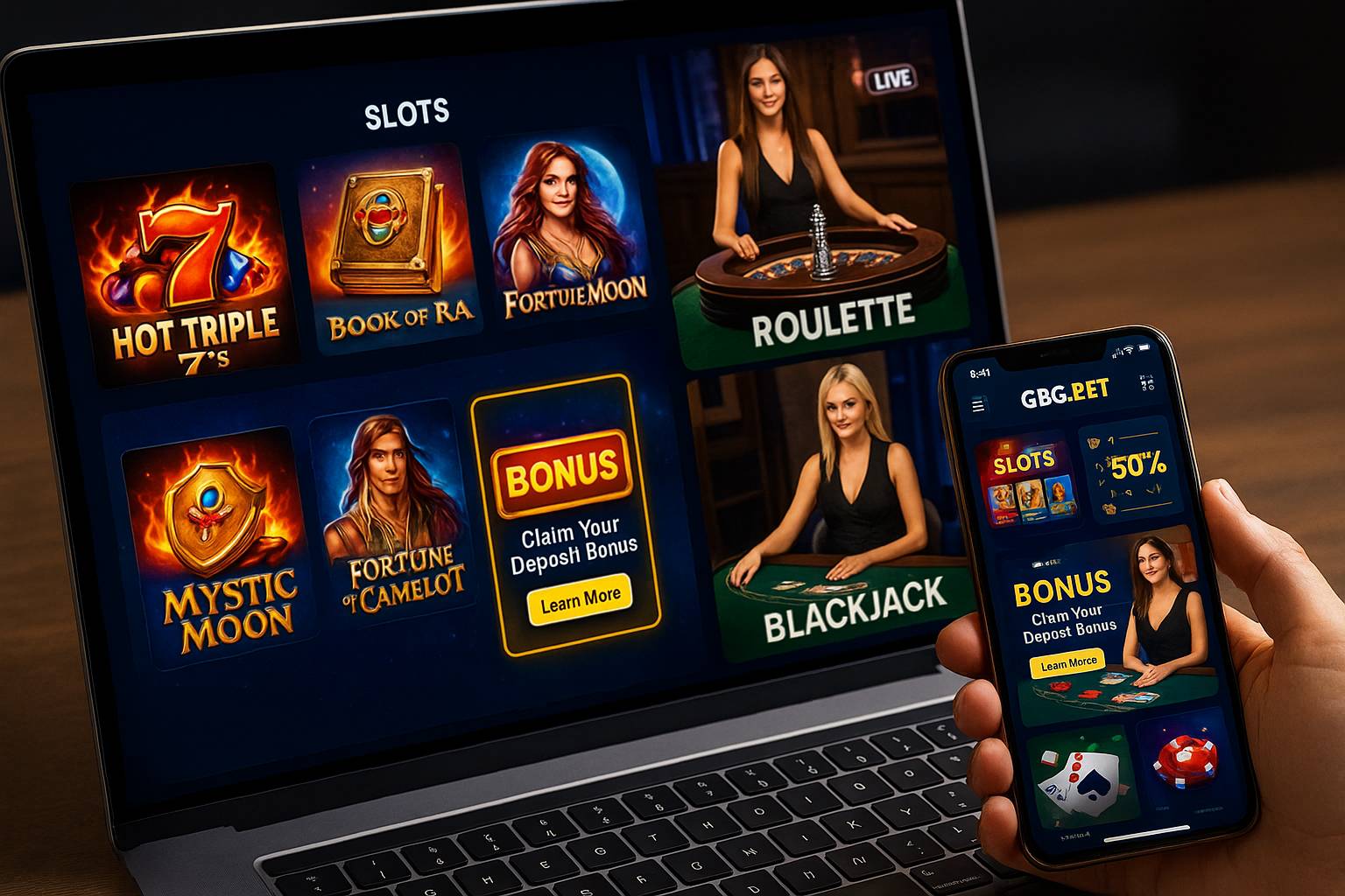 Jogos de cassino online GBG.BET